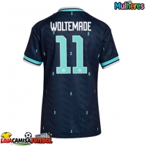 Camisa de Futebol Alemanha Nick Woltemade #11 Equipamento Secundário Mulheres Mundo 2026 Manga Curta